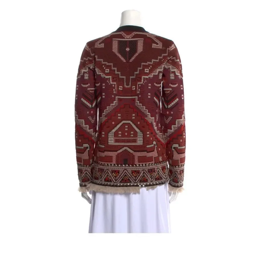 Tory Burch Embroidered Studded Sweater size small n new without tags